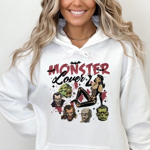 Halloween Party Sweatshirt, Spooky Season Sweatshirt, Monster Lover Hoodie, Halloween Gift, Trick Or Treat, Boo Sweatshirt,Halloween Costume