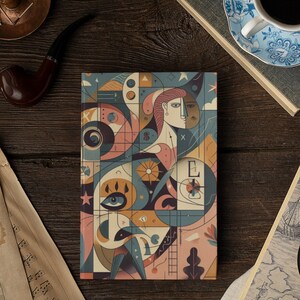 1920s Vintage Design 6 - Hardcover Journal Matte