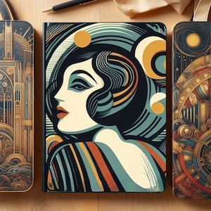1920s Vintage Design 3 - Hardcover Journal Matte