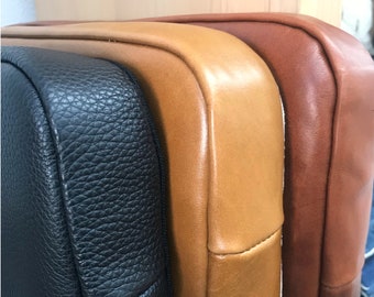 COVER ONLY Leather cushion cover no insert 3 Colours 100% cow leather