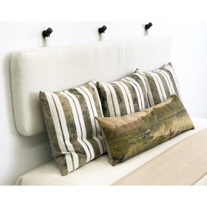 14x36 Skinny Lumbar Landscape Oil Painting Pillow Cover Etsy