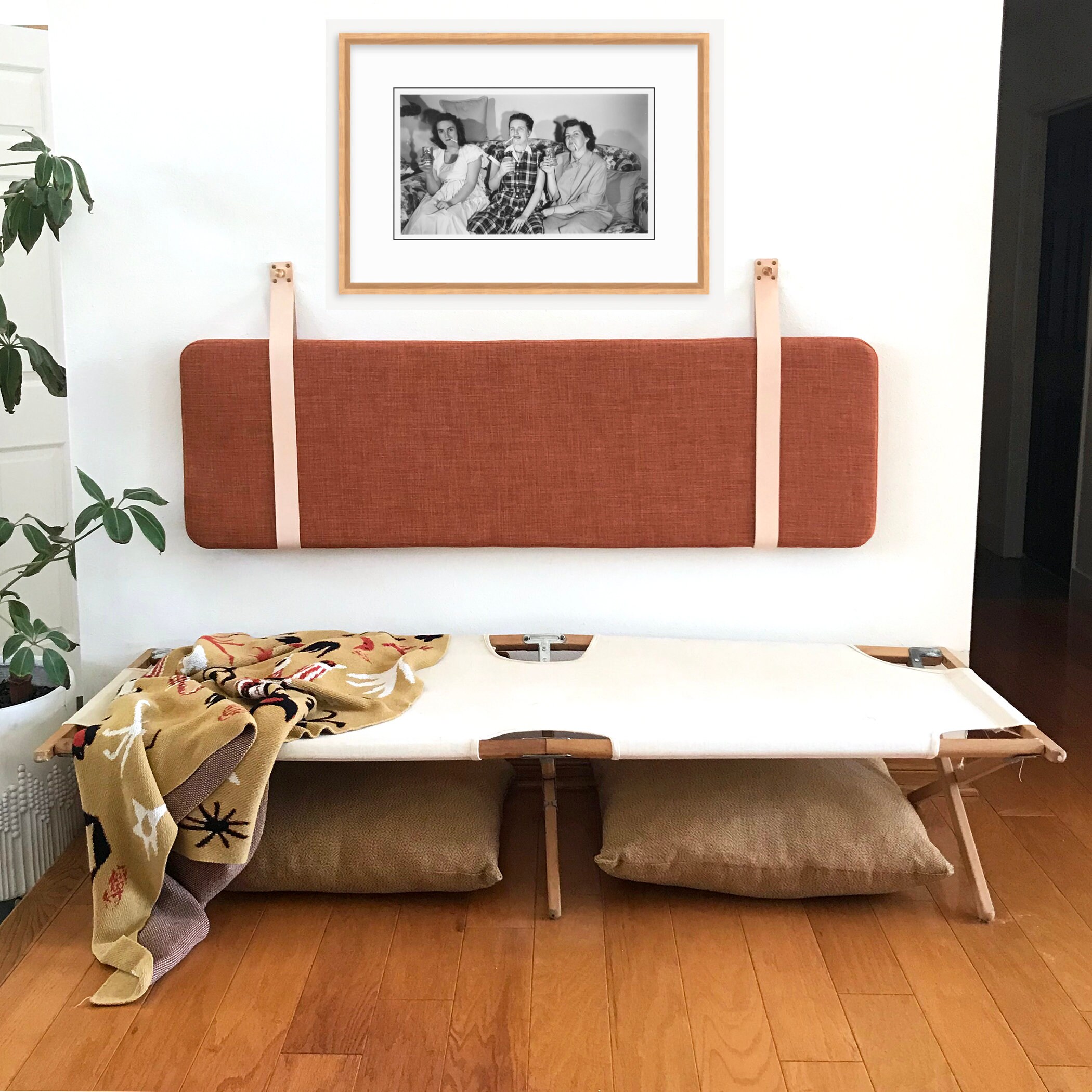 STRAPS & HARDWARE ONLY Leather Strap Set for Hanging Cushion Etsy