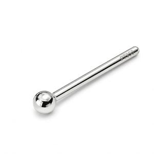 May include: A shiny, silver-colored metal tool with a spherical head and a long, straight handle. The handle has the text "PT950" engraved on it. The tool is designed for a specific purpose, likely related to jewelry or precision work.