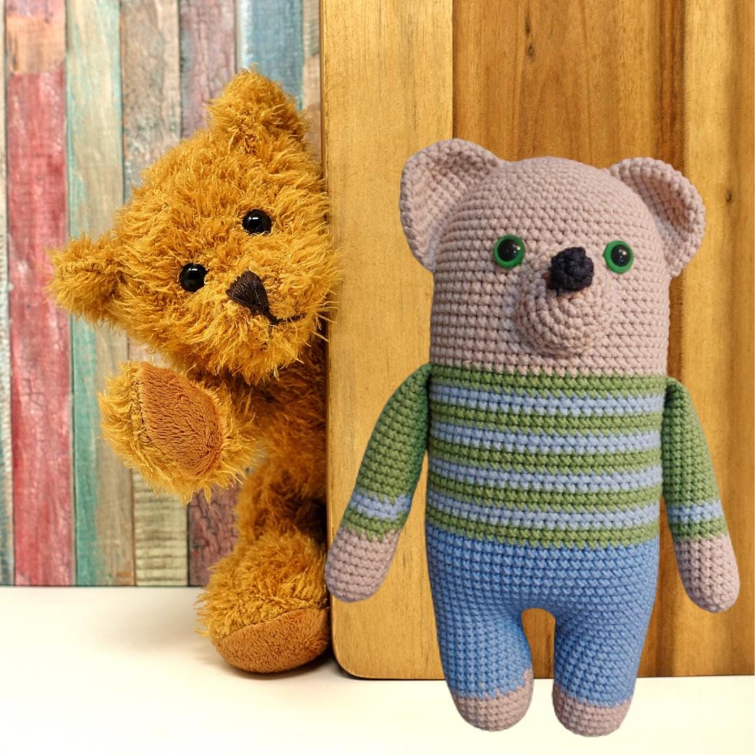 Amigurumi Teddy Bear Crochet Pattern - Easy Beginner Friendly Original ...