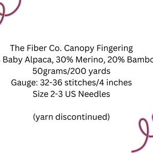 The Fibre Co. Canopy Fingering Yarn, Alpaca, Merino, Bamboo image 10