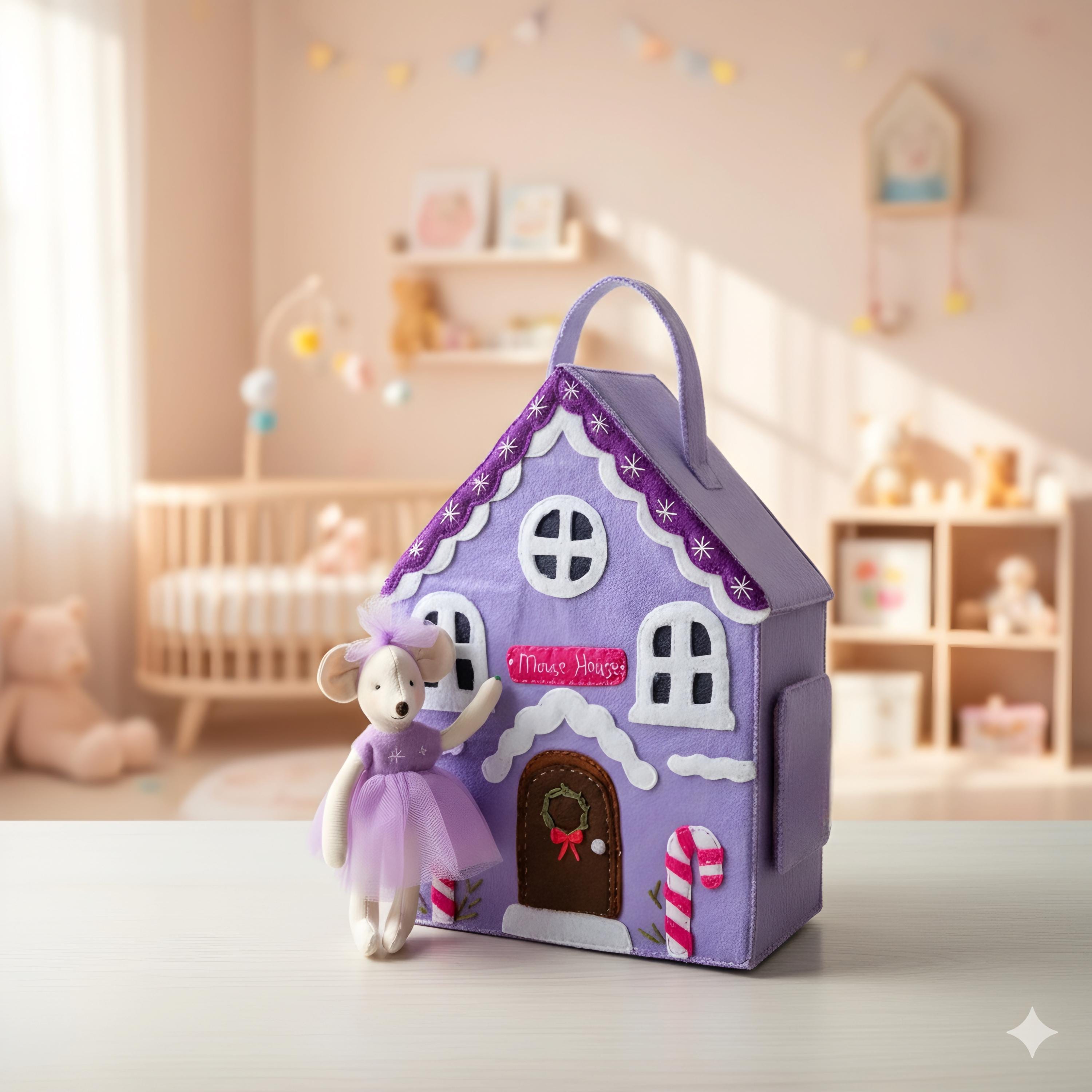 Miniaturfiguren Mäuse Für Puppenhaus – 2-teilig, Höhe 1,4 Cm, Für 11-13 Cm Figuren