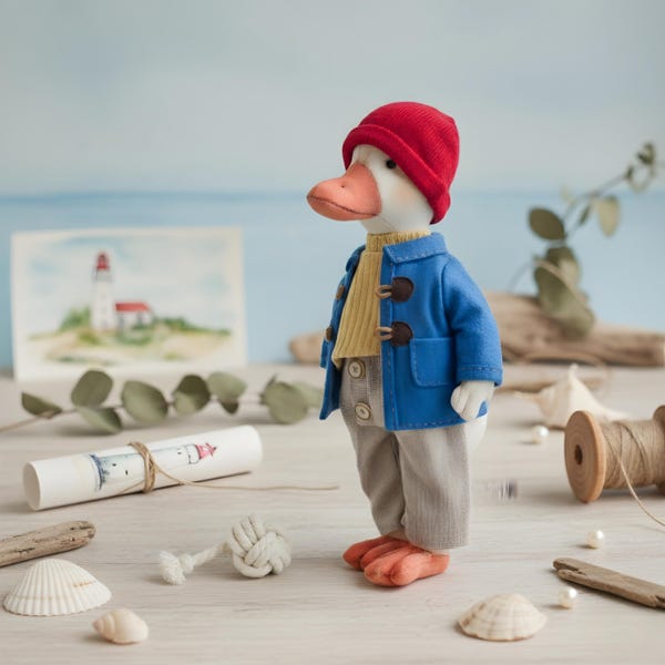 Goose Sewing Pattern PDF – 11” Stuffed Animal Soft Toy Pattern