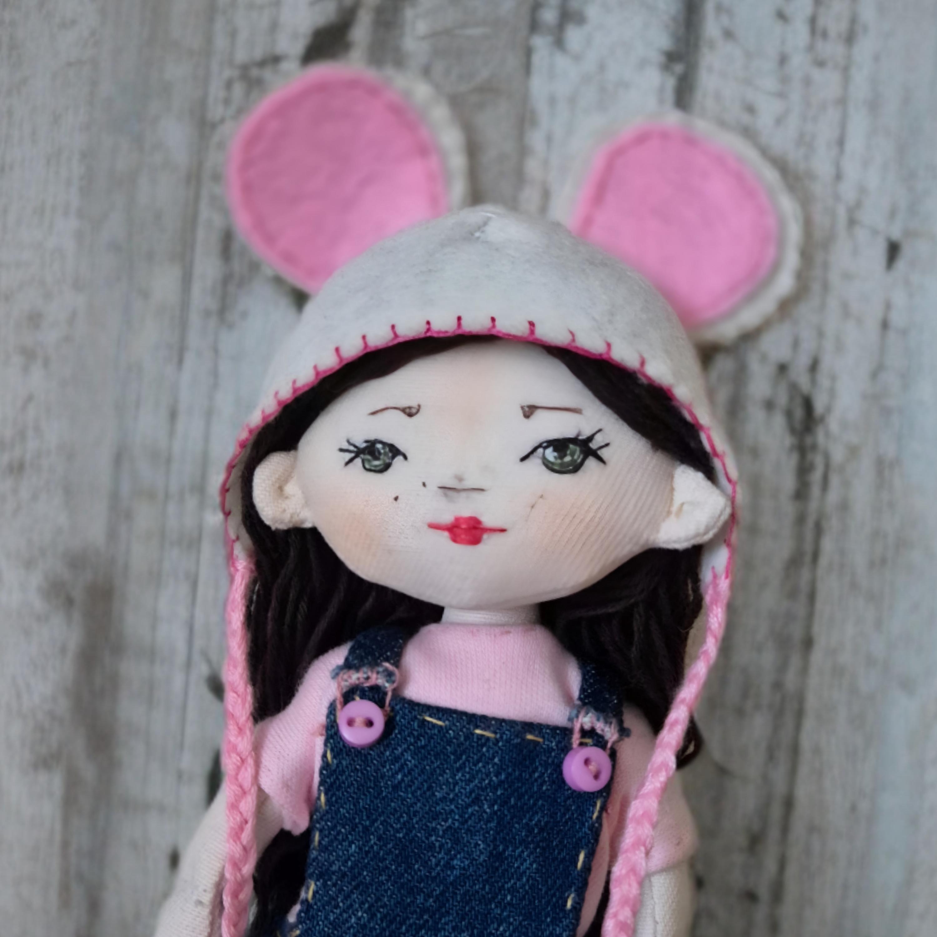 Mini Rag Doll Sewing Pattern – 7.5