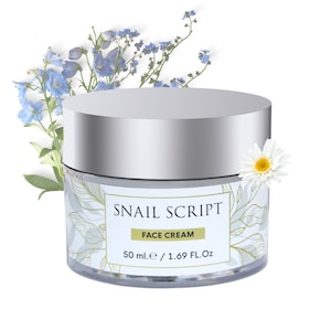 snail script mucin face cream repairing snail face cream for fine lines moisturizer for dull skin concentrated cream yet gentle moisturizer