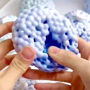 Stressboll i silikongelé: Sensorisk fidgetleksak