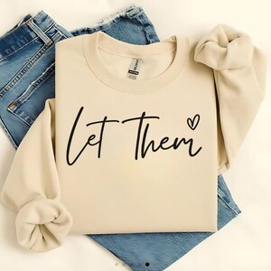 Let Them SVG PNG Mental Health svg for shirt Svg Cut file Inspirational Quote svg download Motivational SVG cut file Self Love svg design