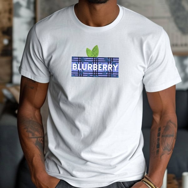 Blurberry Shirt, Unisex T-Shirt, Graphic Tees, Cool Shirts, Stylish T-Shirts, Fun Shirt Design, Funny T-shirt, Designer Pattern, Streetwear