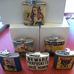 street girls and sailors flask retro vintage pin up rockabilly sleaze image 5