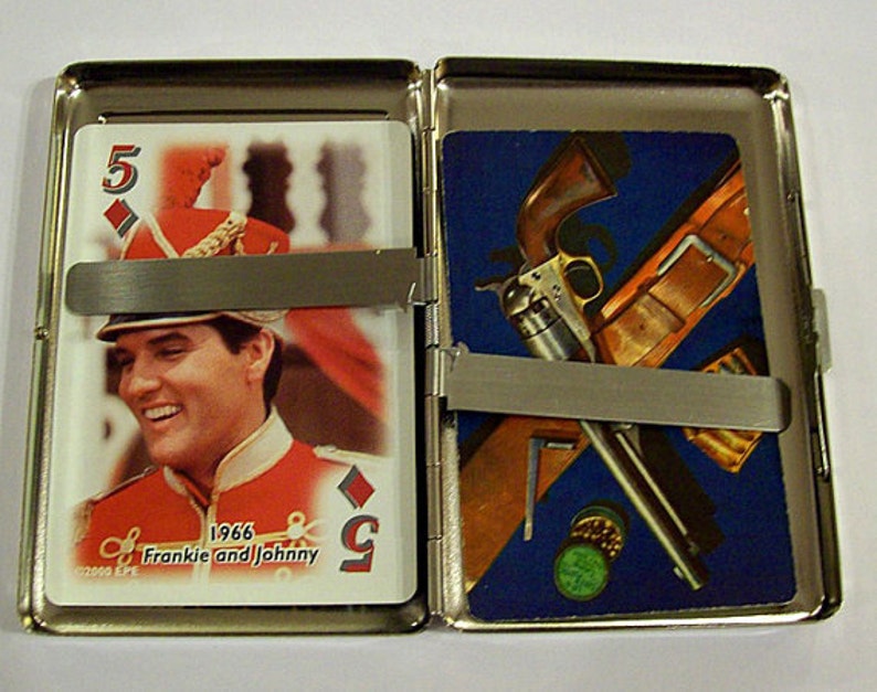 gay pulp wallet retro beefcake pin up vintage cigarette case ID tote kitsch immagine 2