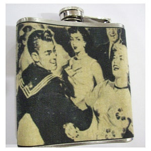 street girls and sailors flask retro vintage pin up rockabilly sleaze image 2
