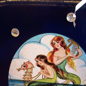 Mermaid toilet seat retro 1950s vintage pin up rockabilly bathroom image 4