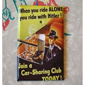 Propaganda switch plate cover WWII poster retro vintage World War 2 kitsch switch plate