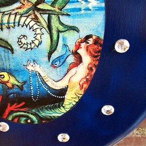 Mermaid toilet seat retro 1950s vintage pin up rockabilly bathroom image 3