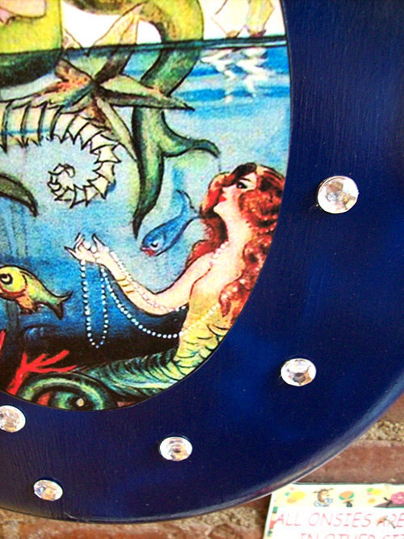 Mermaid toilet seat retro 1950s vintage pin up rockabilly bathroom image 3