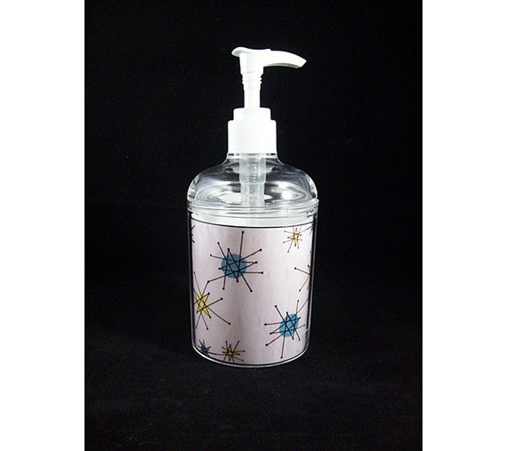 Atomic Soap Dispenser Mid Century Retro 1950s Vintage Bathroom