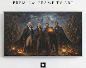 Cornice per TV con labirinto di mais del Monte Rushmore, Halloween, Modalità artistica Samsung, Download
