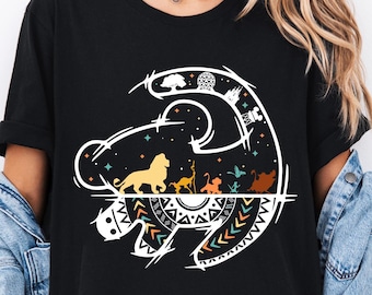 Retro Lion King Shirt, Animal Kingdom Simba Tee