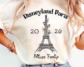 Family Shirts Disneyland Paris, Eiffel Tower Disney, Custom Disney Paris