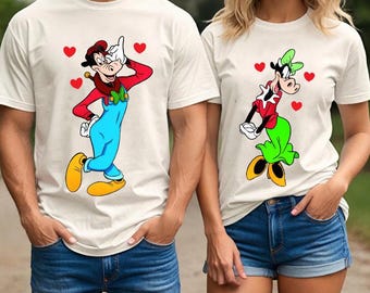 Horace Horsecollar and Clarabelle Cow Shirt | Matching Disney Couple Shirts