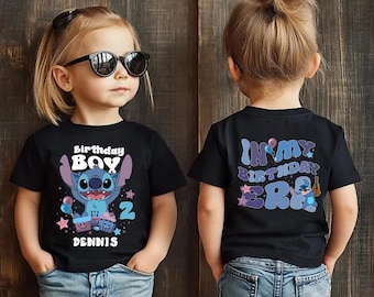 Custom Stitch Kids Birthday Shirts