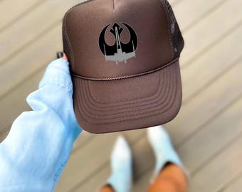 Star Wars X-Wing Trucker Hat, Disneyland Rebel Symbol
