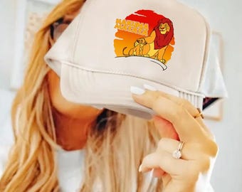 Simba Hat, The Lion King Trucker Hat, Mufasa Cap
