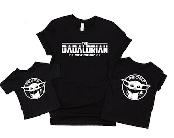 Dadalorian Star Wars Matching Shirts, Father & Son T-shirts