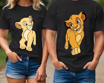 Simba and Nala Shirt | Matching Disney Couple Shirts | Lion King Tees