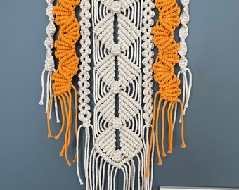 Colgante de pared de macramé