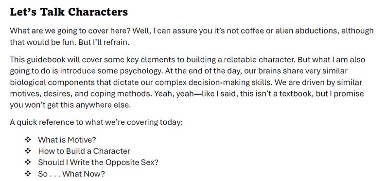 Writing Relatable How to Write Relatable Characters Guide - Etsy