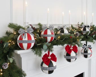 Set Di 100 Palline Per Albero Di Natale - Nero E Oro Con Puntale Incluso - Infrangibili In Plastica - 2