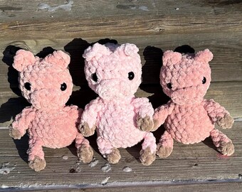Gehaakt minivarkenspatroon – amigurumi boerderijdieren | Geschikt voor beginners