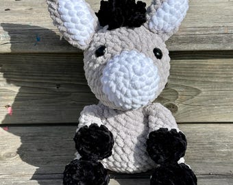 Donkey Crochet Pattern - Plushie PDF Pattern