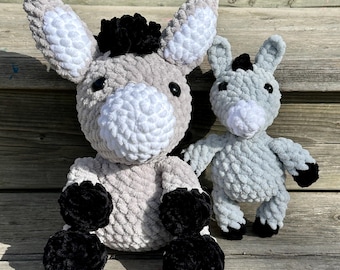 Donkey Crochet Pattern Bundle - Amigurumi Farm Animals (PDF Pattern)