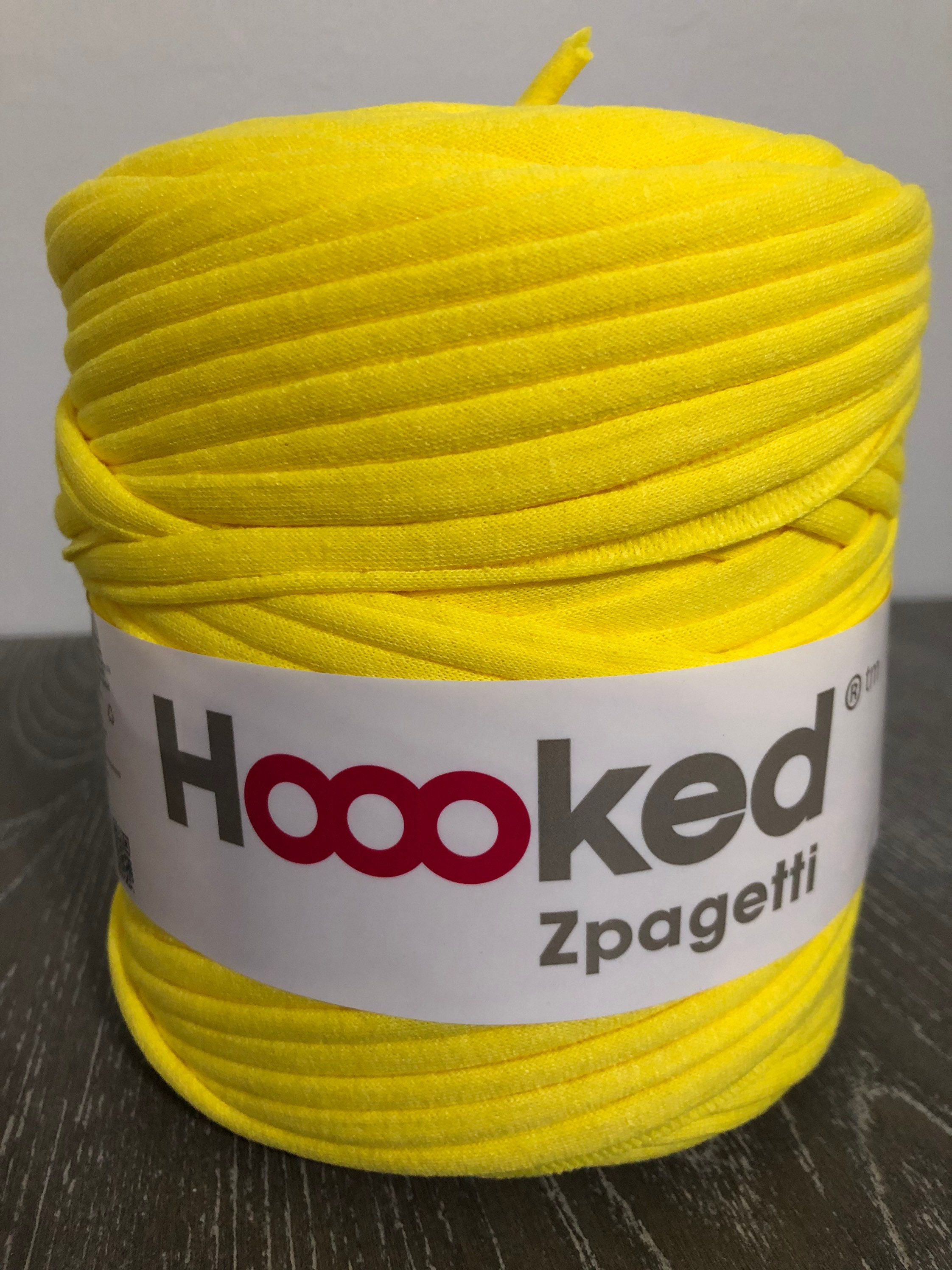 Must Yellow TShirt Yarn Hoooked Zpagetti Yarn Stretch Yarn Etsy