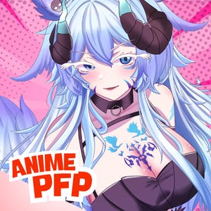 Benutzerdefinierte Anime PFP | VTuber Standard Filofax (Avatar) für Streamer | Twitch & Discord Icon