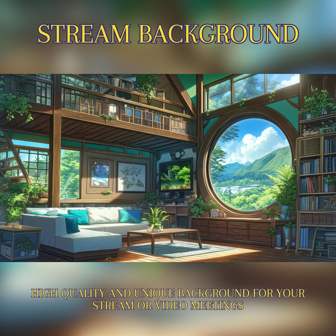 Stream Background, Vtuber Background, Twitch Background, Static ...