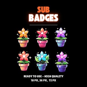 Subbadges set toverdrank, subbadges, subbadges twitch, bitbadge, twitchstream, schattige subbadges, streaming-item, drankjebadges