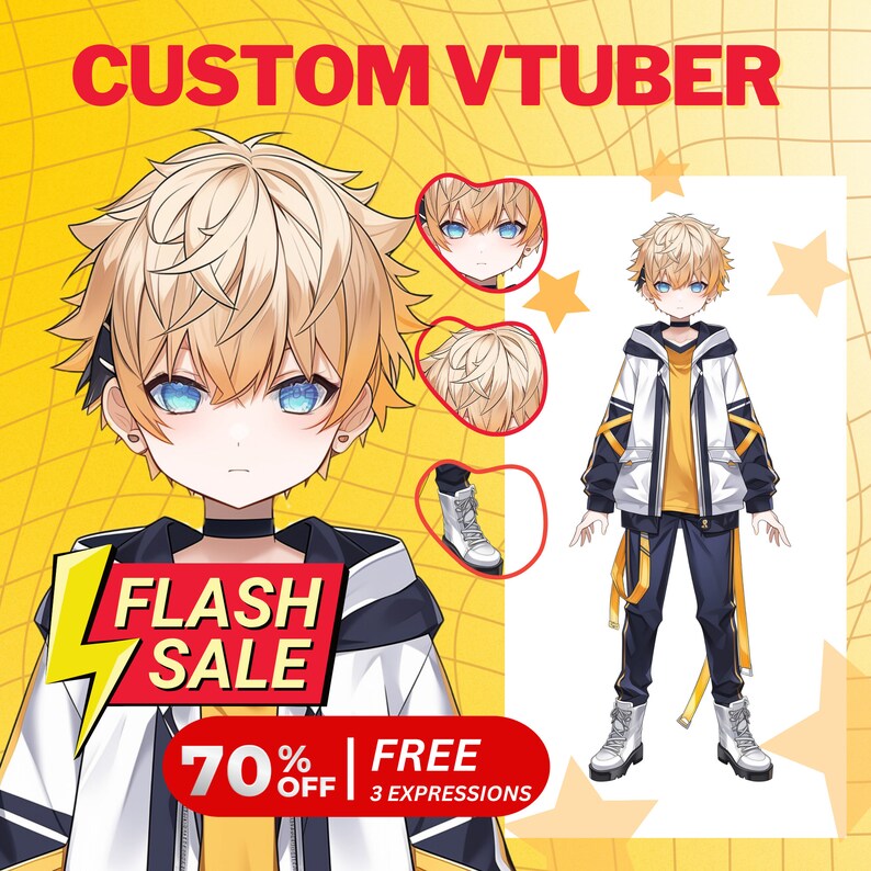Custom Vtuber Vtuber commission Vtuber Model Vtuber Character Vtuber