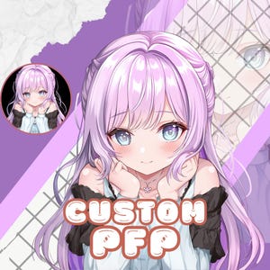 Commissie aangepaste anime-personages | Anime tekenen | Originele animekunst | Fanart | Gepersonaliseerde cadeau | Digitale kunst | Pfp-pictogram | Avatar