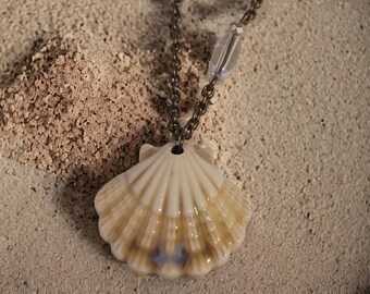 Glazed Ceramic Sea Shell Necklace