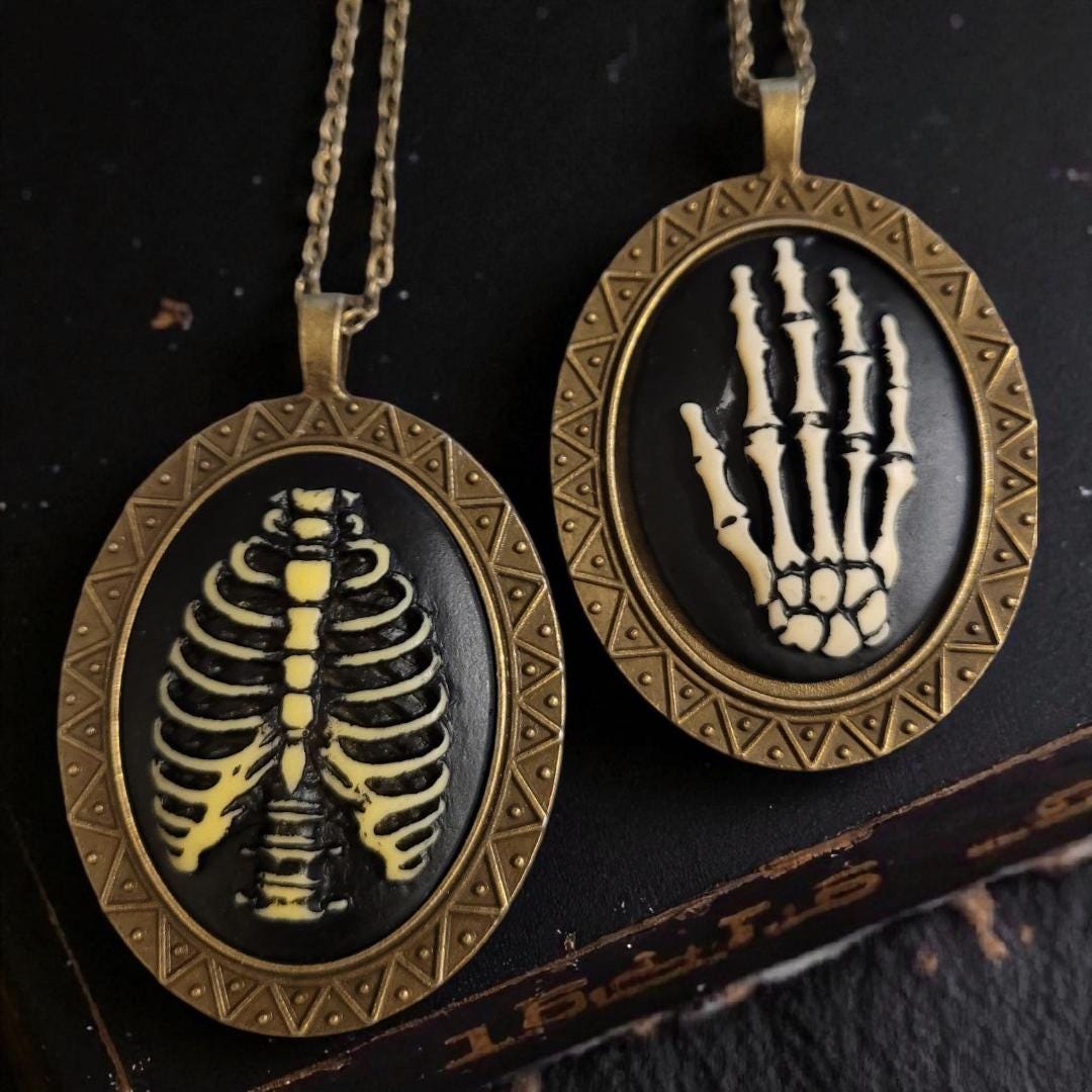 Anatomical Cameo Necklace - Image 1