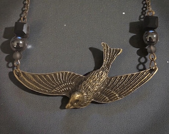 Bronze Bird necklace