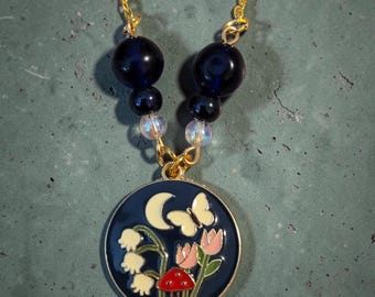 Nature Enamel Necklace