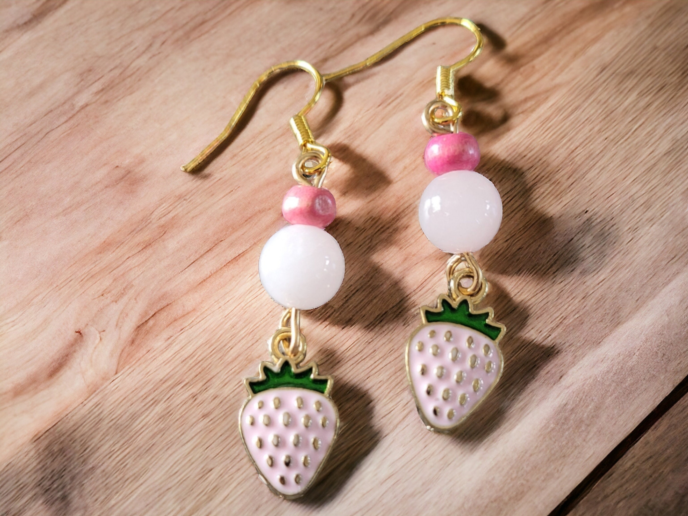 Strawberry Earrings Nickel Free